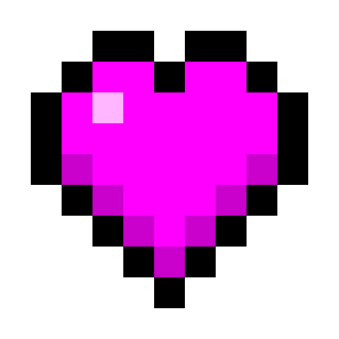 Magenta Hearts (Monochrome) icon