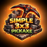 Simple 3x3 Pickaxe icon
