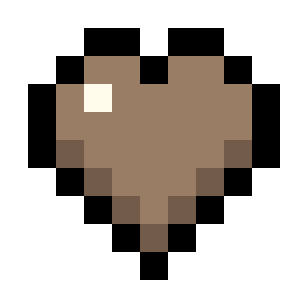 Light Red-Brown Hearts (Monochrome) icon