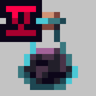 The amplifier indicator for ominous bottle icon