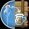 Glasses instead of Bottles icon