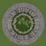 Panorama of the round house icon