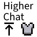 Higher Chat (chat above armor bar) icon