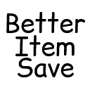 Better Item Save icon