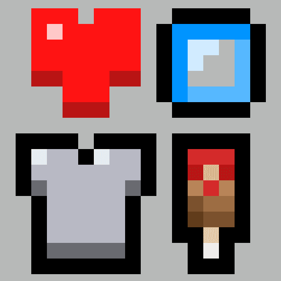 cube hearts icon