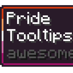 Lesbian Pride Flag Tooltip (Frame-only Alt-BG 5-Color Turned) icon