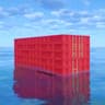 100 days stranded in a container icon