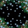 christmas snow effect icon