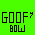 goofy bow icon