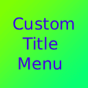 Epic Title Menu icon
