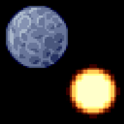Rounded Sun & Moon icon