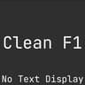 Clean F1 icon