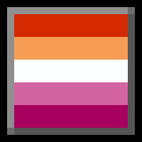 Pride Buttons Lesbian icon