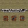 Galvanized Square Steel & Eco-Friendly Wood Veneer icon