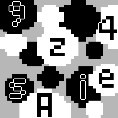 HD B&W Font icon