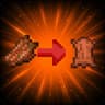 Rotten Flesh Smelt To Leather icon