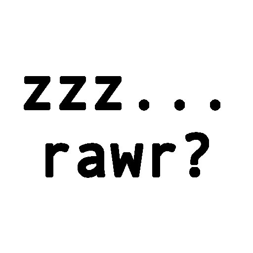 zzz... rrr... Rawr? icon