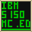 Black & Green monitor icon