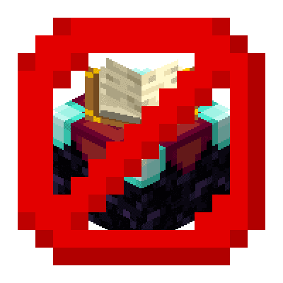 Disable Enchanting Table icon