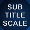 SubtitleScale icon