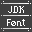 JDK's Font... icon