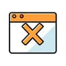 Windows Titlebar Delete icon