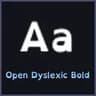 Open Dyslexic Bold Font icon