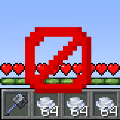 No Health Bar icon