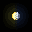 Round Sun and Moon icon