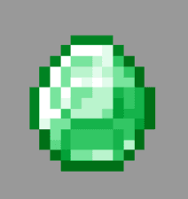 green diamond emeralds icon