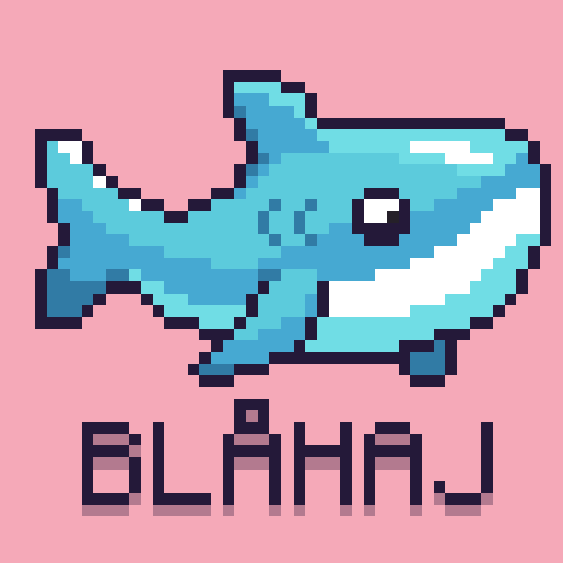 Blahaj Restitched icon