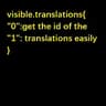 Visible Translations icon