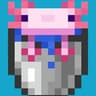 Animated 3D Axolotl bucket for Totem and Shield icon