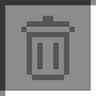 Simple Trash Slot icon
