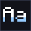 Sky Shaded Font icon