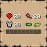 Numerical HUD icon