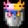 Colored Axolotl Buckets icon