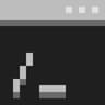 Dark server console icon