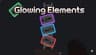 Glowing Elements - red icon