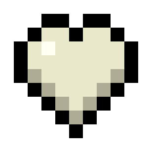 Sand Themed Hearts (Monochrome) icon