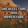 Architecture and adventure icon