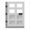 Simple Iron Doors Open icon