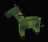 Pixelated horses icon