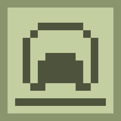 conveniently placed armor slots icon