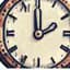 Hour clock 24 icon