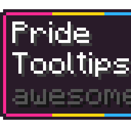 Pansexual Pride Flag Tooltip (Frame-only Alt-BG Tricolor) icon