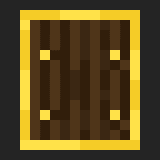 Golden spruce shield icon