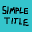 Simple Title icon