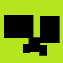 Simple creeper faces icon