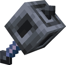 Dungeons-like 3D Mace icon
